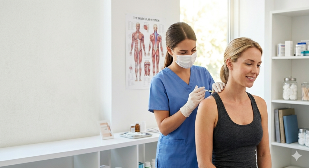 Trapezius Tox slims the shoulders, elongates the neck, and relieves muscle tension with quick, non-surgical injections.